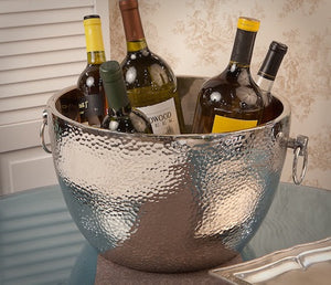 Nickel Plated Aluminum Bottle Cooler