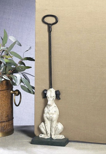 Iron Painted Dalmatian Door Stop
