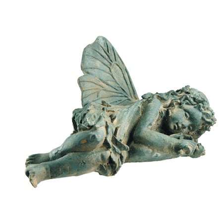 Cast Iron Sleeping Garden Fairy