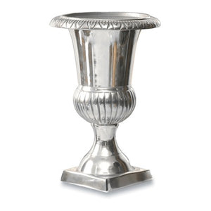 Large Aluminum Embossed Urn