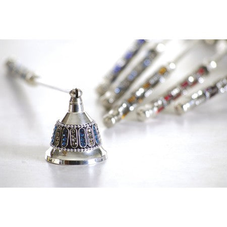 Silver Beaded Candle Snuffers Set of 6