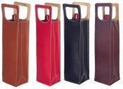 RED FORTEZZA WINE BOTTLE TOTE