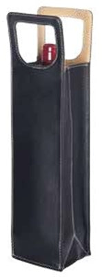 BLACK FORTEZZA WINE BOTTLE TOTE