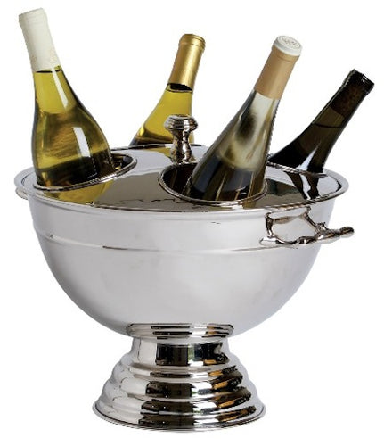 Festive 4 Bottle Cooler with Lid-Heavy Duty