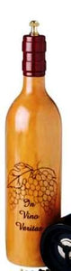 DARK BURGUNDY BOTTLE PEPPERMILL