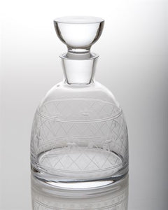 ELIZABETH CRISS CROSS DECANTER