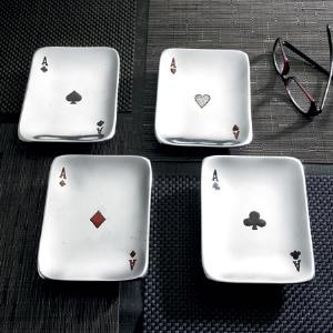 Ace Suit Playing Card Snack Dishes