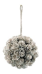 Mini Pinecone Sphere Ornament
