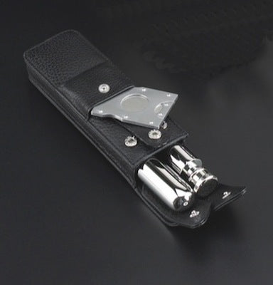 Cigar & Flask Personal Travel Case