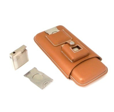 Leather Travel Cigar Holder
